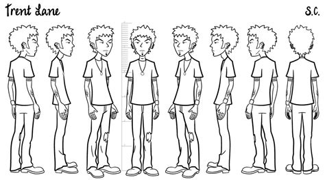 Trent - model sheet by S-C on deviantART | Cartoon character design, Character design male ...