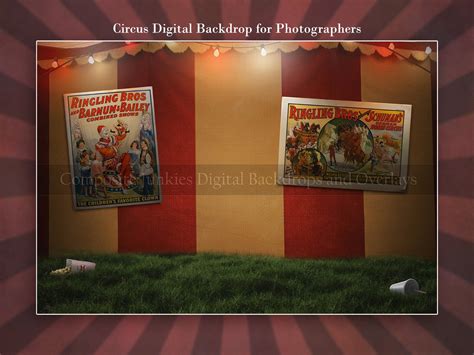 Circus Tent Digital Backdrop Background for Photography - Etsy