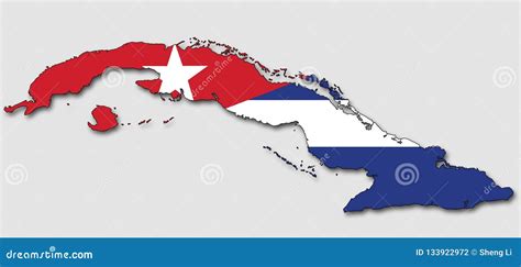 Banderacubana Dibujo De La Bandera De Cuba Sobre El Mapa De Cuba Para | The Best Porn Website