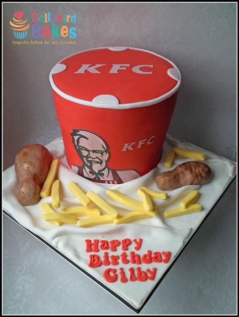 KFC Bucket Cake - Decorated Cake by Dollybird Bakes - CakesDecor