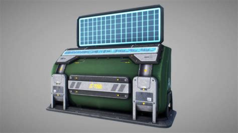 Sci Fi Console - 3D Model by ZB3D