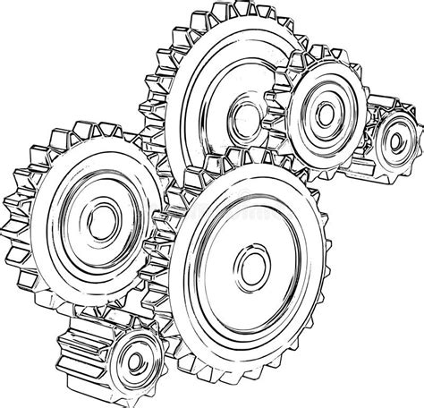 Gears stock illustration. Illustration of industrial - 41250299