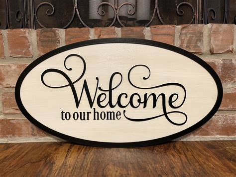 Indoor/Outdoor Welcome Sign