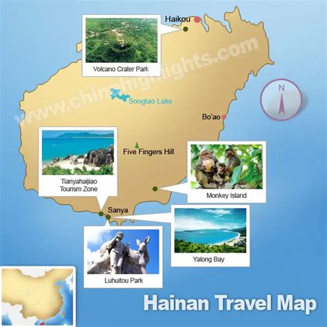 a map with pictures of different places on it