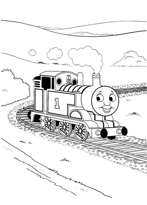 Thomas the Train Coloring Pages