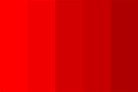 Red Blood Color Palette