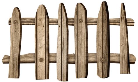 Old Wooden Fence transparent PNG - StickPNG