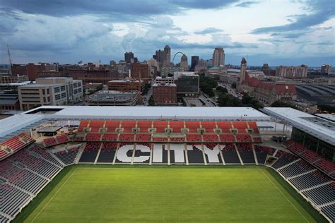 New Stadium for Major League Soccer's St. Louis CITY SC Hosts Inaugural ...