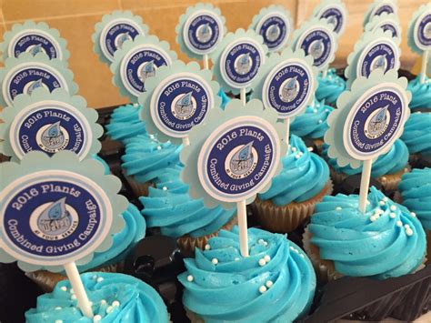 Corporate Logo Promotional Cupcake Toppers Logo Branded | Etsy