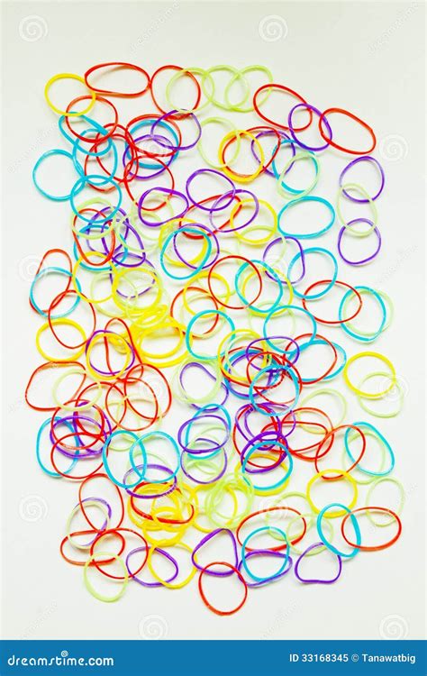 Mixed Colors of Rubber Band Stock Image - Image of vibrant, heap: 33168345