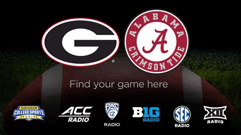 Listen to the SEC Championship Game: Georgia vs. Alabama