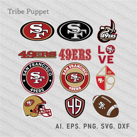 49ers Logo Outline