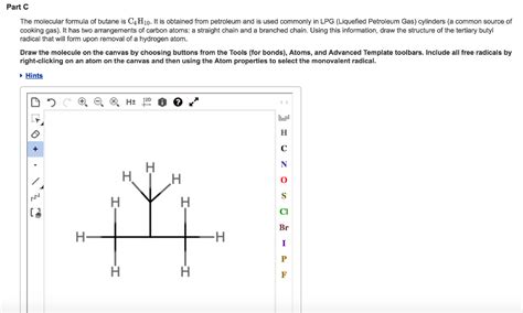 Solved The molecular formula of butane is C_4H_10. It is | Chegg.com