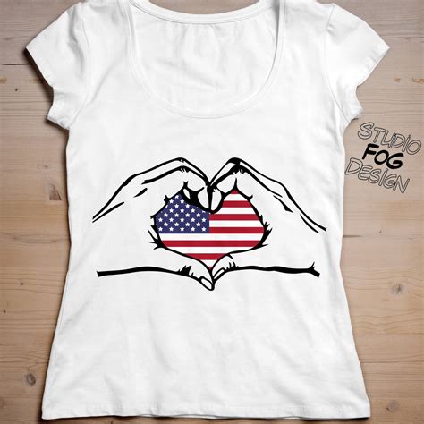 Heart Svg America Svg American Flag Svg Memorial Day Svg Png - Etsy