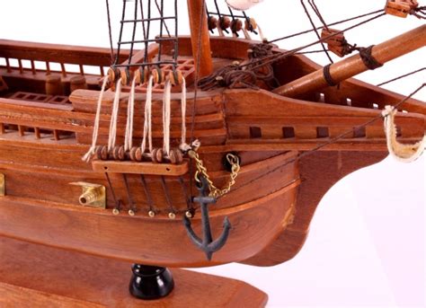 Wooden Mayflower Model Ship