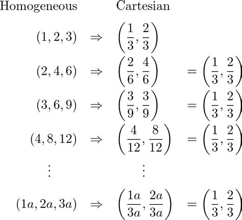 Homogeneous Coordinates