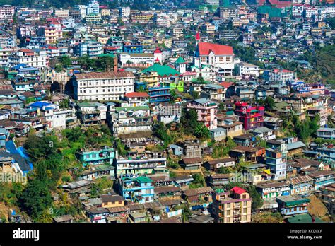 View over Kohima city, Nagaland, India Stock Photo - Alamy