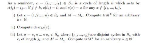 linear algebra - Determine the permutation matrix of a permutation in $S_{n}$ - Mathematics ...