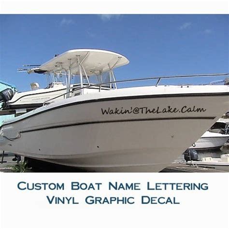 Customized Boat Name Decals Vinyl decal stickers personalized