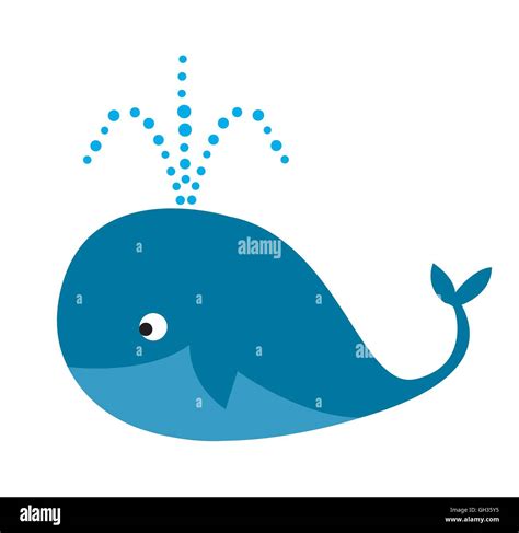 Illustration of cute cartoon whale Stock Vector Image & Art - Alamy