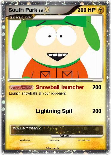 Pokémon South Park 136 136 - Snowball launcher - My Pokemon Card