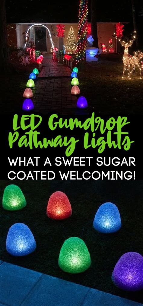 You Can Get LED Christmas Pathway Lights That Look Like Sugar Coated ...