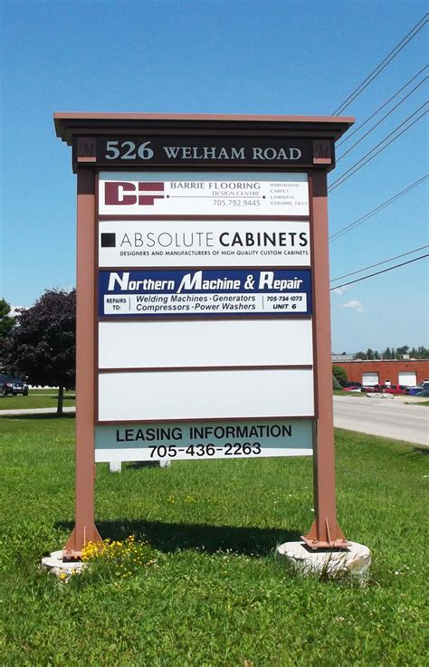 Informative outdoor business signage completed by Speedpro Signs Barrie ...