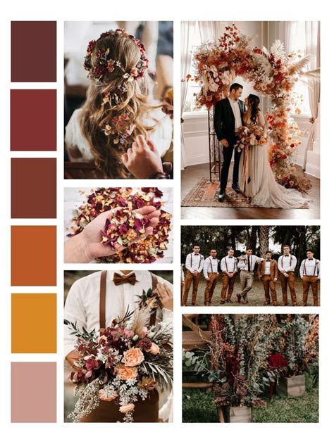 Autumn Wedding Palette - Here Comes the Bride | Fall wedding colors ...