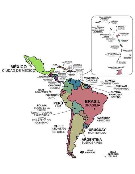 Mapa De America Latina Hot Deal | americanprime.com.br