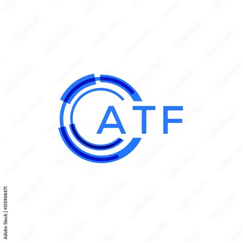 ATF letter initial creative logo design template vector illustration.ATF letter initial vector ...