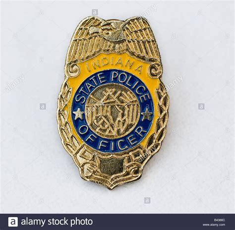 Indiana state police badge Stock Photo: 19741300 - Alamy