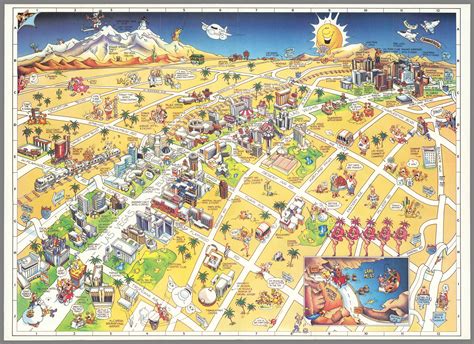 Las Vegas Visitor's Map (1989) : r/MapPorn