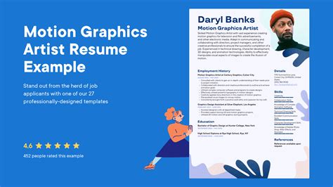 Motion Graphics Artist Resume Examples & Templates (2024) · Resume.io