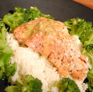 Salmon Salmoriglio with Parmesan rice - Two Lucky Spoons