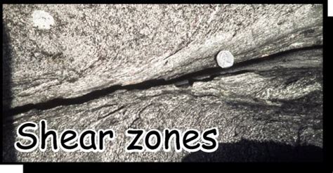 Shear zones