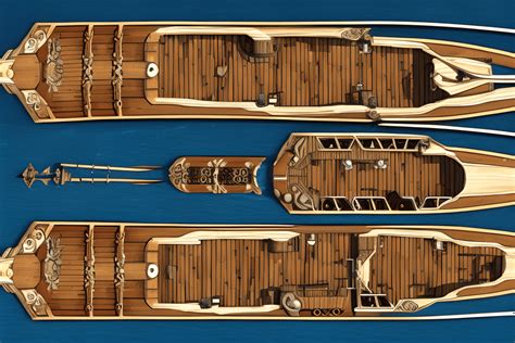 Pirate Ship Deck Plans · Creative Fabrica