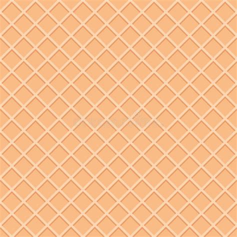 Wafer Seamless Pattern Background. Ice Cream Cone Surface Stock Vector - Illustration of pattern ...