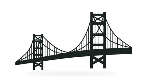 Golden Bridge PNG Transparent Images Free Download | Vector Files | Pngtree