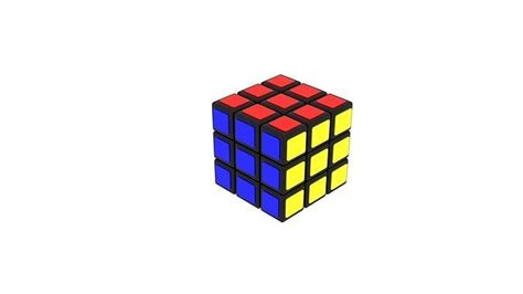 Rubiks Cube With Solving Animation 3D model animated | CGTrader