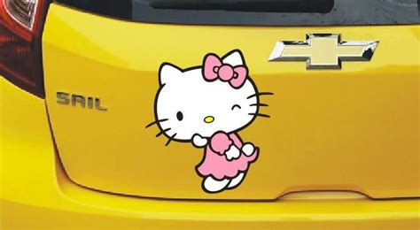 Buy Hello Kitty Car Decals Stickers 12" in Shanghai, CN, for US $14.50