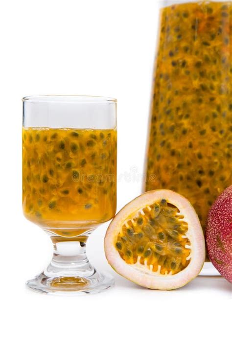 Maracuja Juice With Fresh Fruits Stock Image - Image of refreshment, passionfruit: 44117933