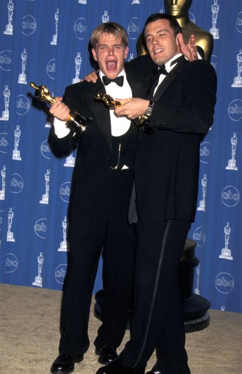 Matt Damon and Ben Affleck, 1998 | All the Fun Vintage Pictures From the Oscars Press Room ...