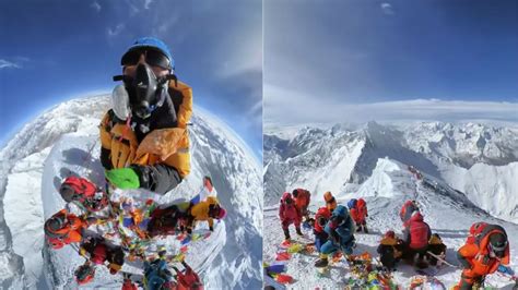 Watch: Mesmerising 360-Degree View Of Mount Everest Summit Goes Viral