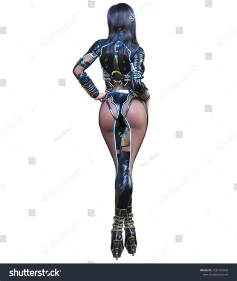 3d Sexy Anime Secret Agent Womanfuturistic Stock Illustration 1931541845 | Shutterstock