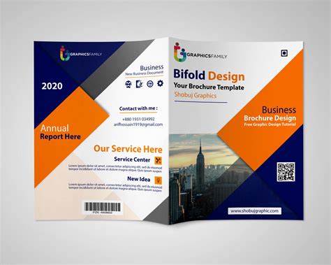 Two Fold Brochure Template Psd - Toptemplate.my.id