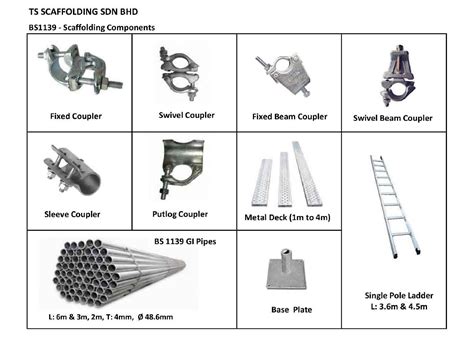 Our products | TS Scaffolding