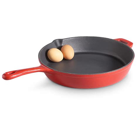 The Best Enameled Cast Iron Skillet - 233086, Cookware at Sportsman's Guide