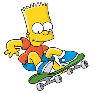 bart simpson skateboarding - Google Search | Bart simpson, Simpsons art, The simpsons