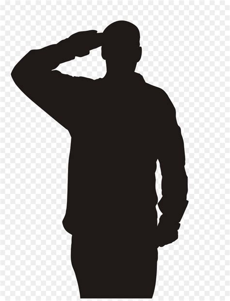 Free Military Salute Silhouette, Download Free Military Salute Silhouette png images, Free ...