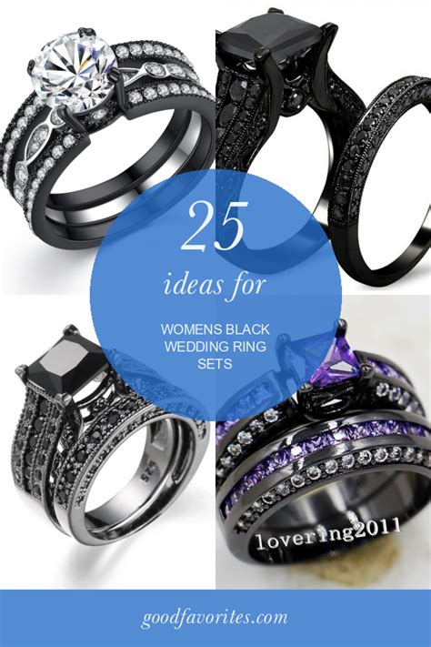 25 Ideas for Womens Black Wedding Ring Sets – Home, Family, Style and Art Ideas